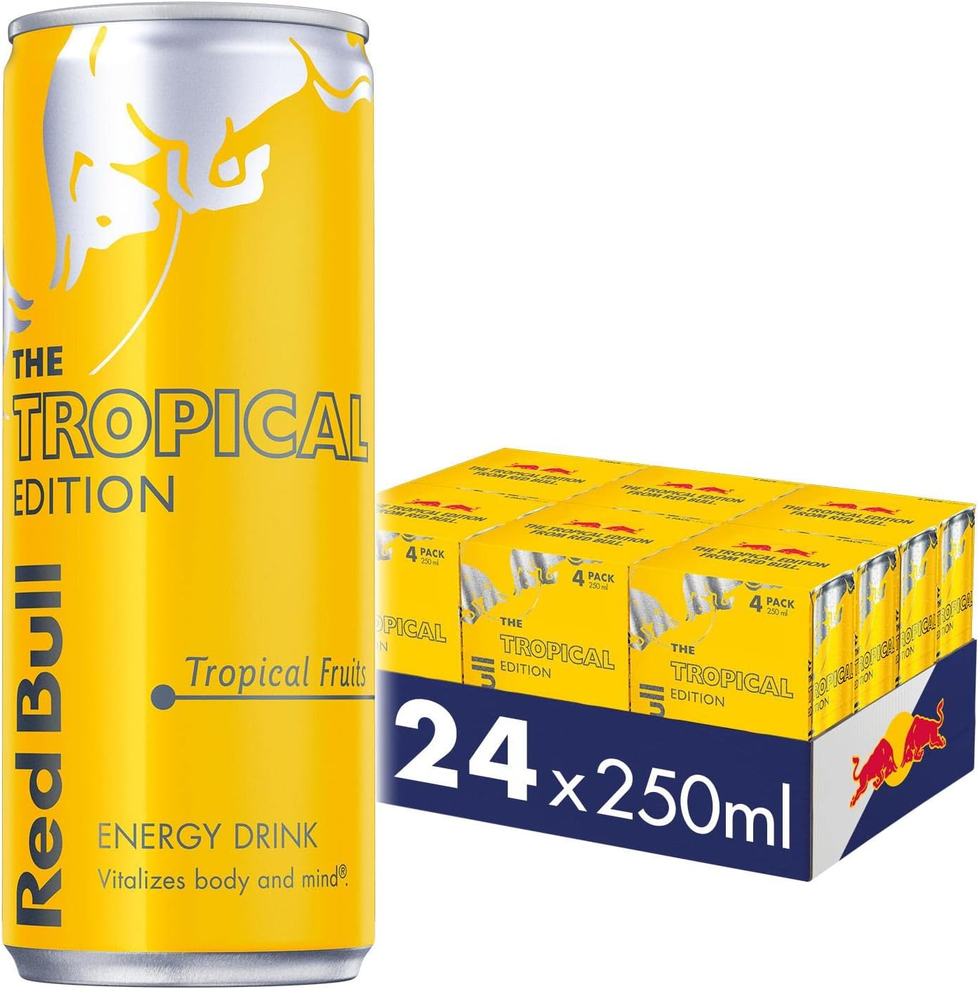 24 x Red Bull The Tropical Edition Tropical Fruits Energy Drink 250Ml