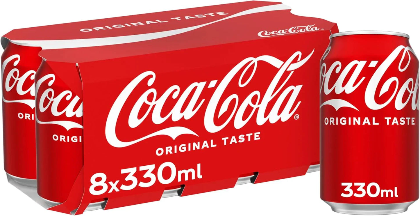 3 x Coca-Cola Classic Can 8 Pack 8X330Ml