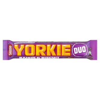 24 x Nestle Yorkie Raisin & Biscuit Duo 66G
