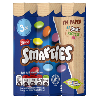 16 x Nestle Smarties 3Pk 3X34Gm