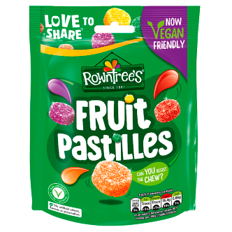10 x Rowntree's Fruit Pastilles Pouch 143G