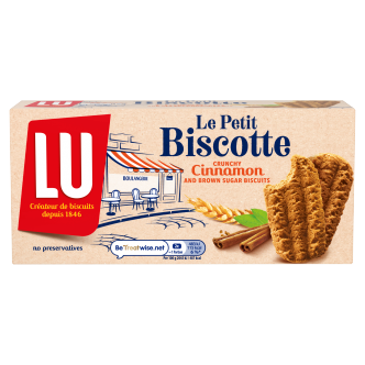 10 X Lu Le Petite Biscotte Cinnamon Biscuits 200GM