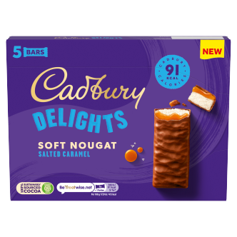 9 x Cadbury Delight Chocolate 5 Pack x 22g