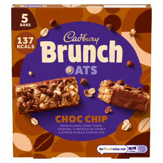 8 X Cadbury Brunch Choc Chip 4 Pack 160G