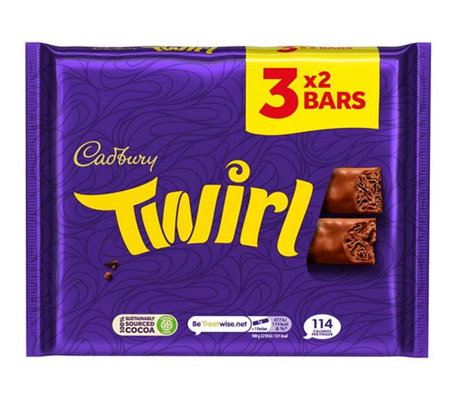 20 x Cadbury Twirl 5pk - 107.5GM