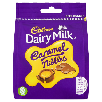 10 x Cadbury Caramel Nibbles 95Gm