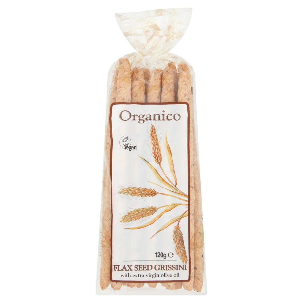Organico Org Flaxseed Grissini - 120g