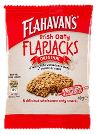 24 x Flahavan's Irish Oaty Flapjacks Original 40G