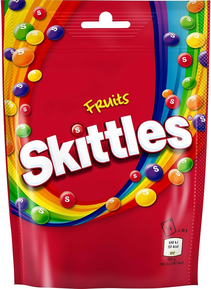 15 X Skittles Fruits Pouch 136G