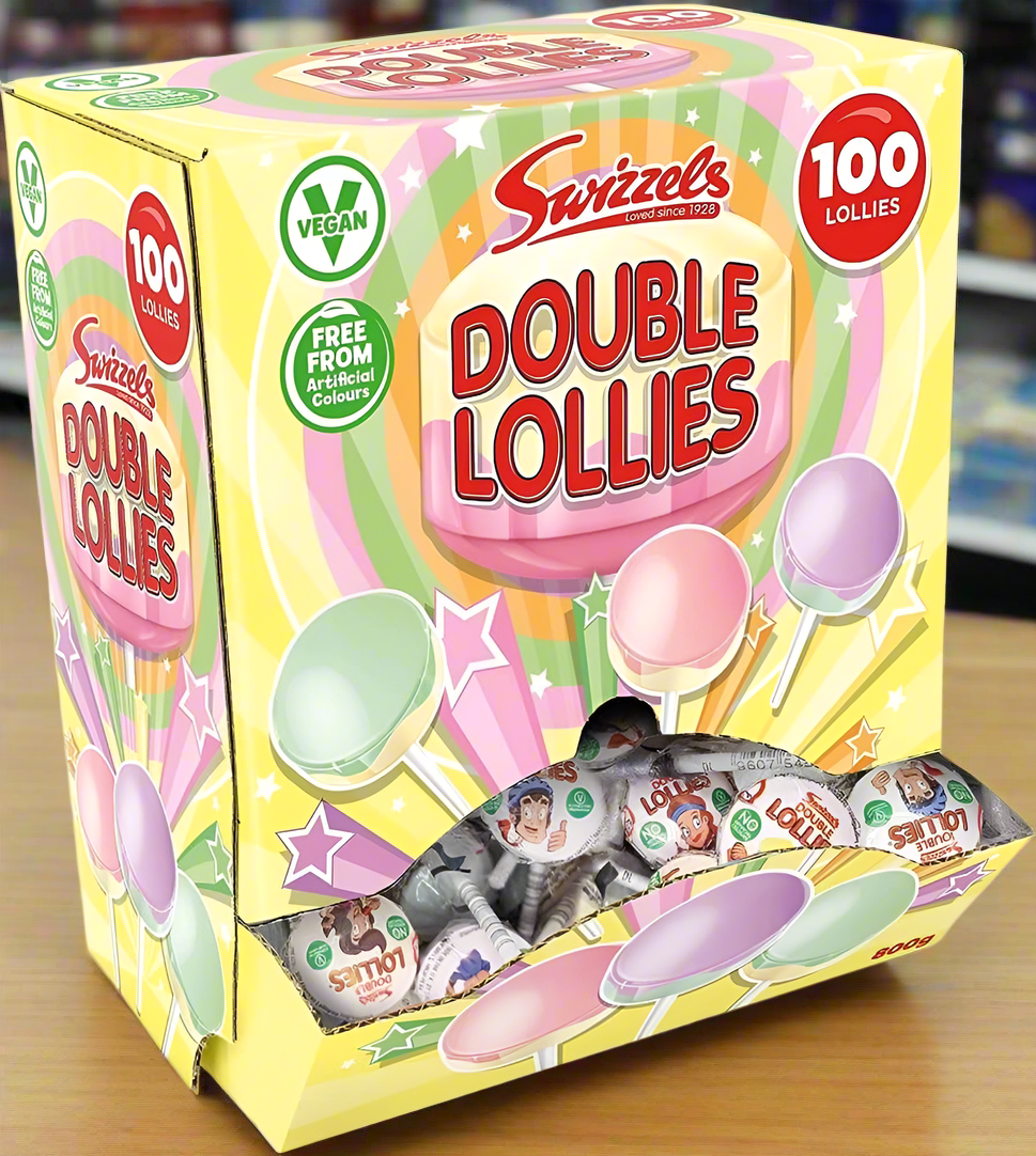 100 x Swizzels Double Lollies