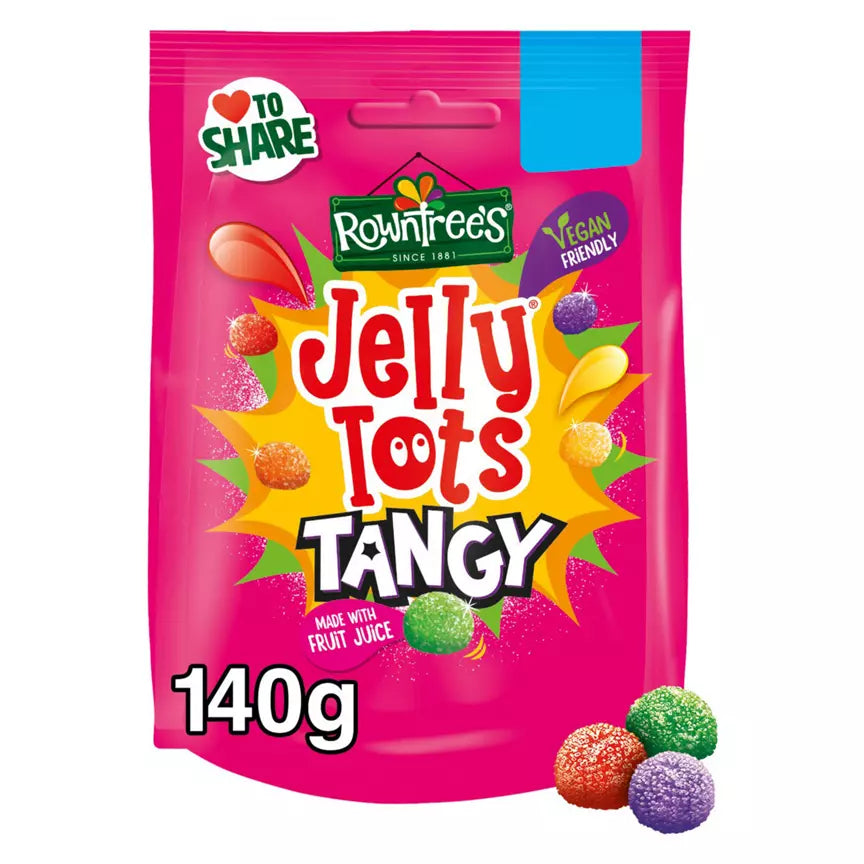 10 x Rowntrees Jelly Toots Tangy 140G