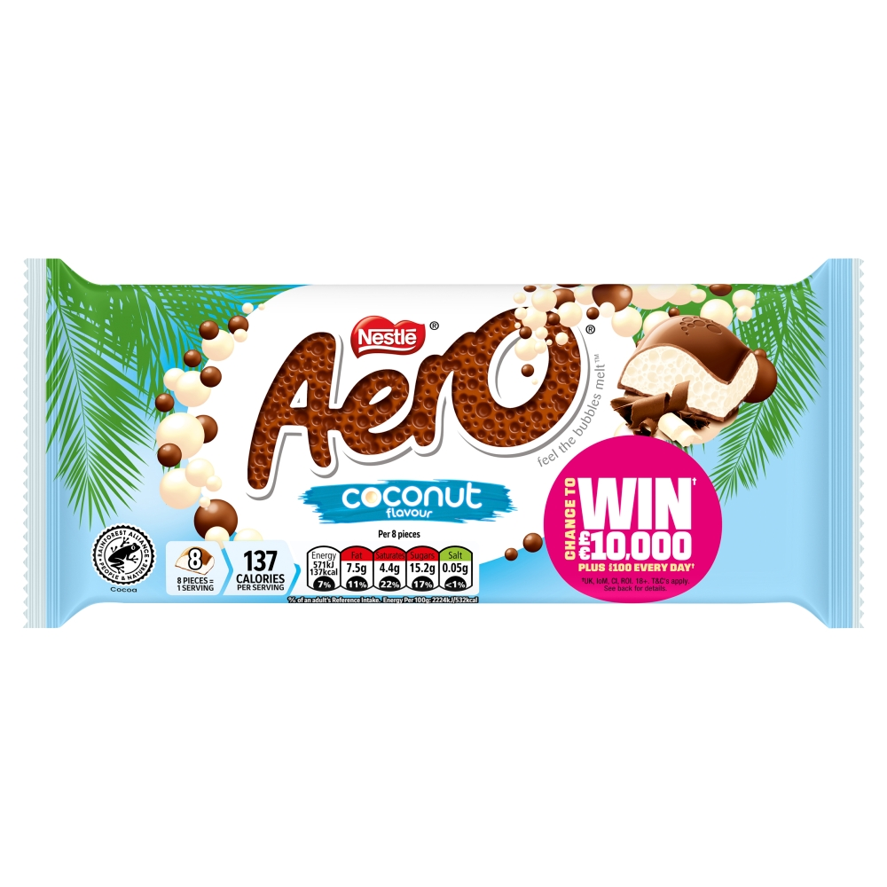 15 x Aero Milk Coconut Block - 90GM