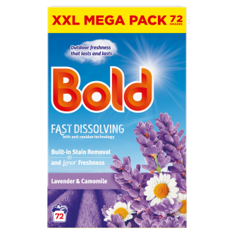 3 x Bold Powder Lavender 72 Wash - 3.6KG