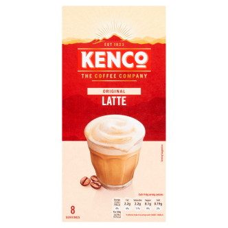 5 x Kenco Instant Cappio Latte - 8Pk
