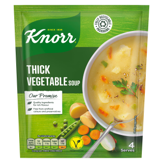 9 x Knorr Soup Thick Vegetable 75G