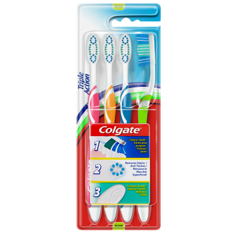 6 x Colgate Toothbrush Triple Action - 4 PACK