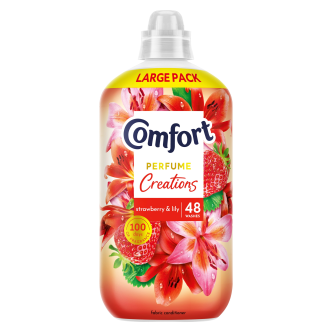 6 x Comfort Creations Strawberry & Lily 48 Wash - 1440ML