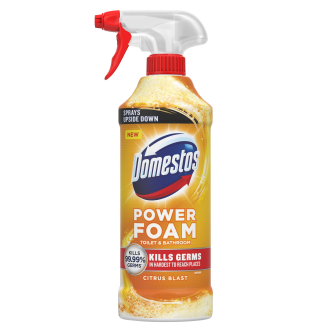 6 x Domestos Power Foam Citrus Blast - 450Ml