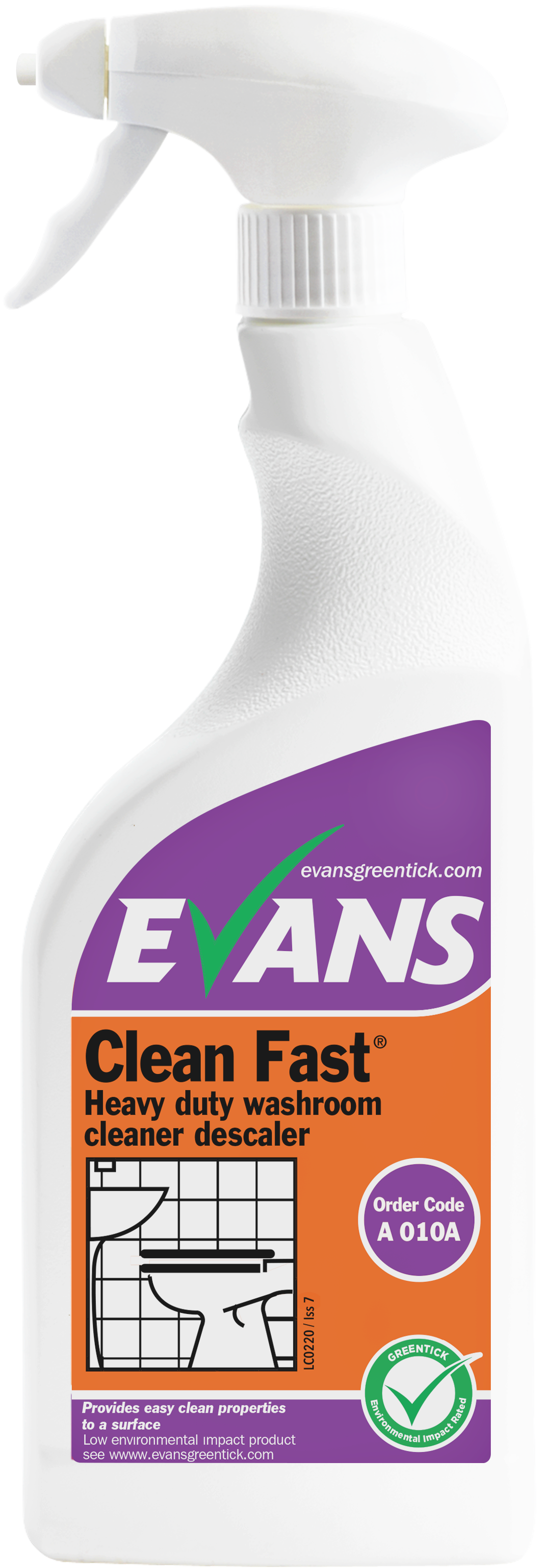 Evans Clean Fast 750ml