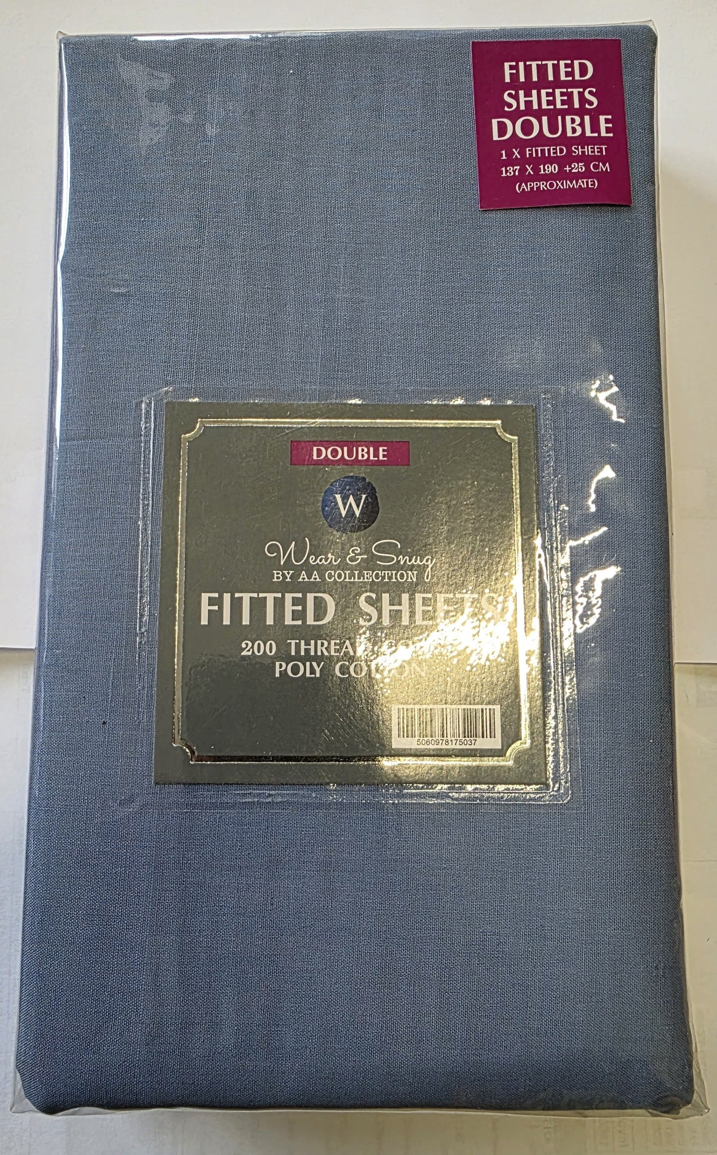 BED207 DOUBLE FITTED SHEET