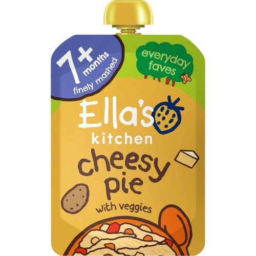 6 x Ella's Kitchen Stage 2 Baby Food - Cheese Pie - 130G