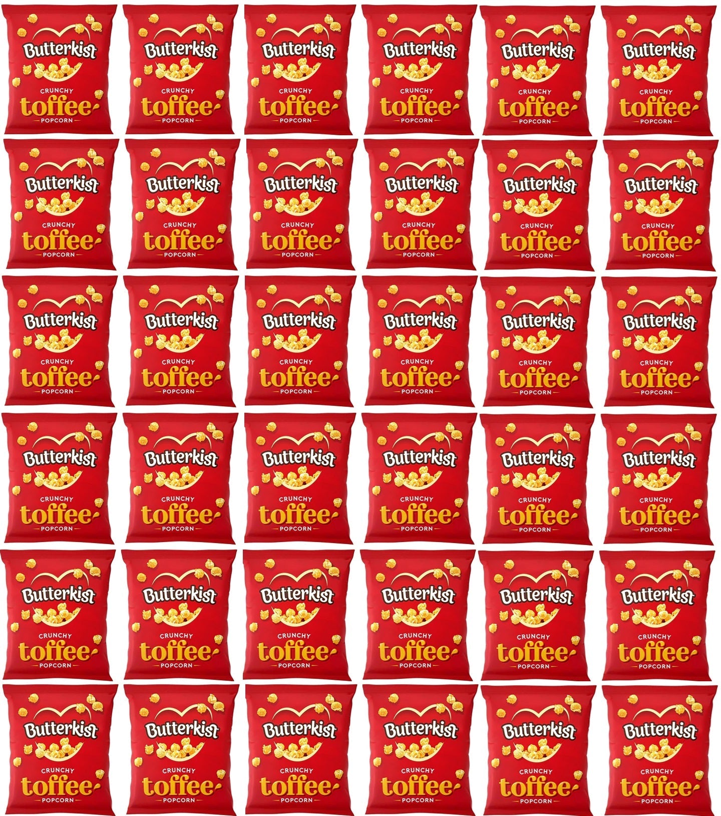 36 x Butterkist Popcorn Toffee 20G