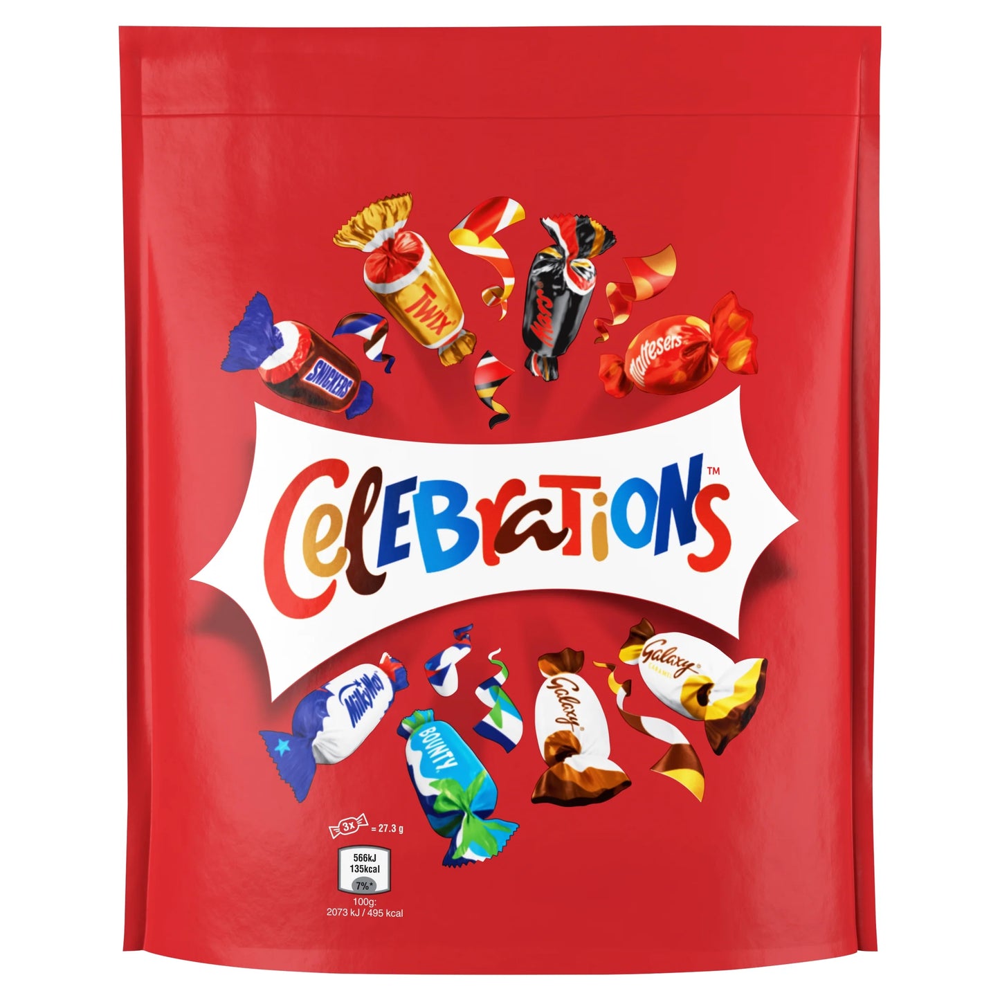 10 x Celebrations Pouch - 325GM
