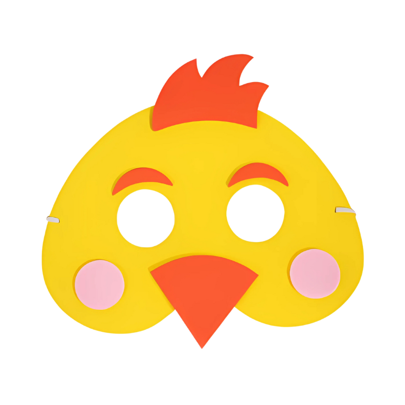Easter Chicken Children's Face Mask
