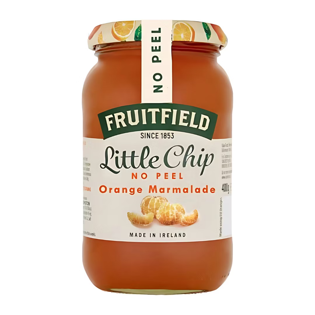12 x Fruitfield Little Chip No Peel Orange Marmalade - 454GM