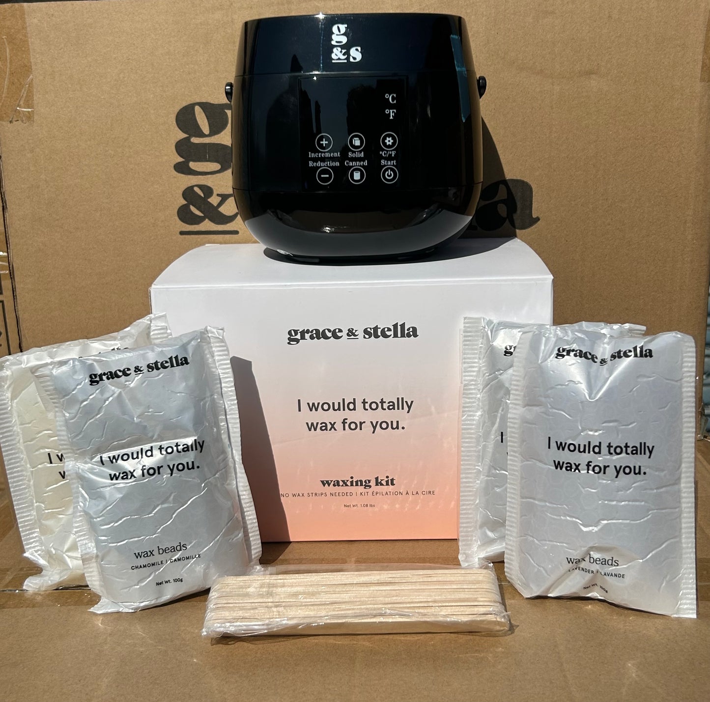 Grace & Stella Waxing Kit – Smooth, Salon-Quality Skin at Home
