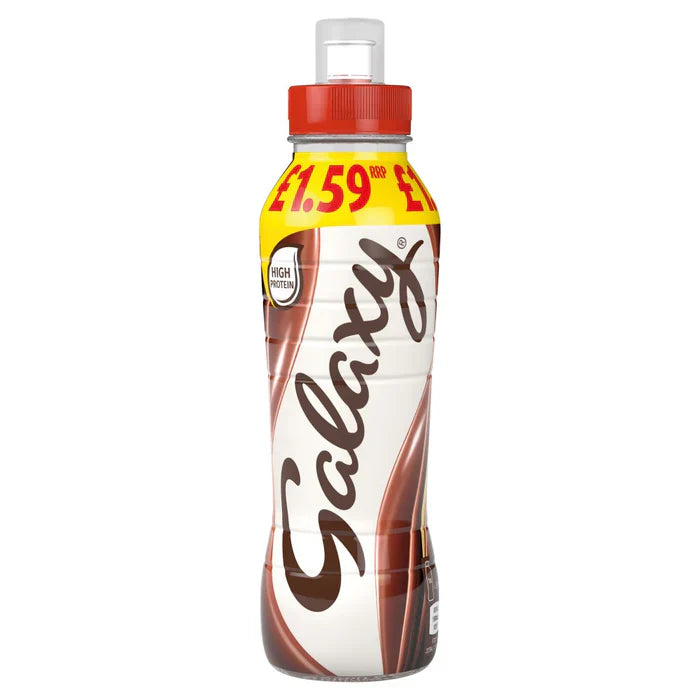 8 x Galaxy Chocolate Milk Shake Drink - 350ML