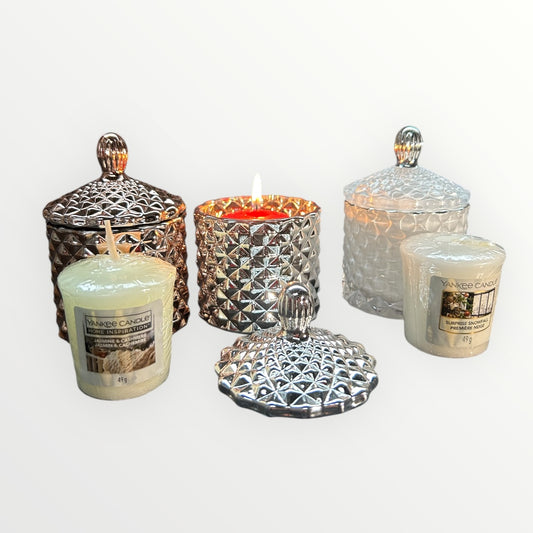 Yankee Candle Votives Set and Luxury Jars (Set of 3) | Home Fragrance Candle Set
