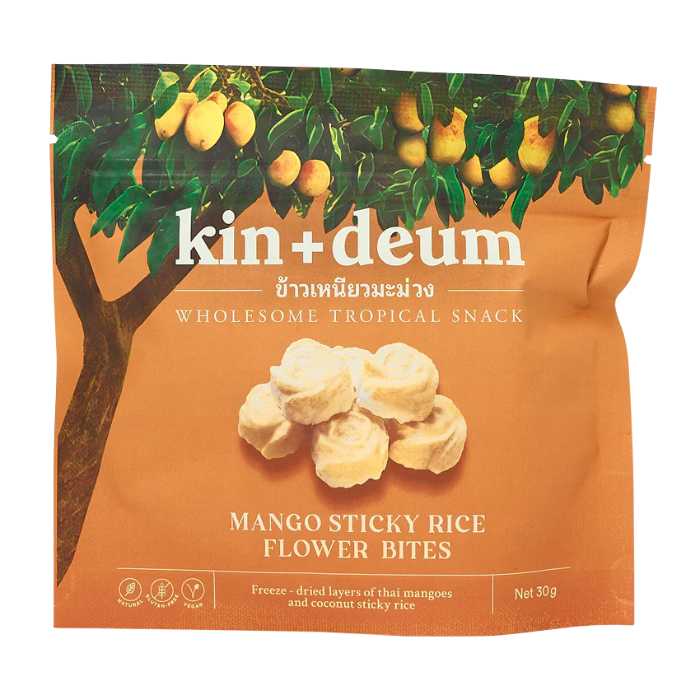 Kin + Deum Mango Sticky Rice Flower Bites - 30g