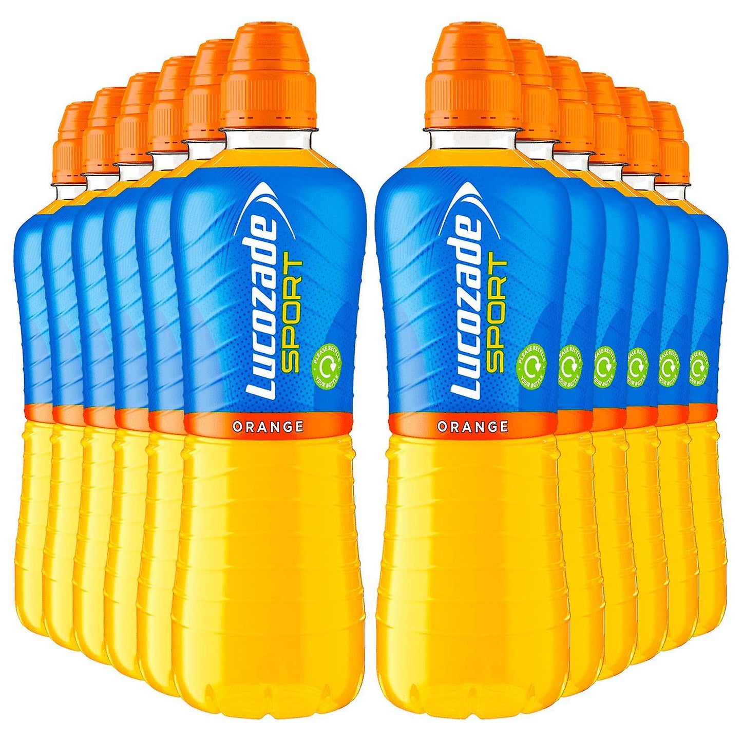 12 x Lucozade Sport Orange - 500Ml