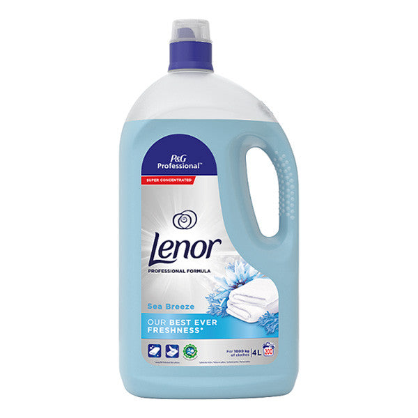 3 x Lenor Professional Sea Breeze Fabric Softener 200 Washes 4L