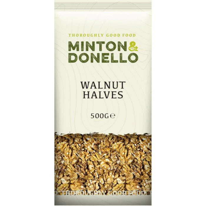 6 x Minton & Donello Walnut - Halves - 500g
