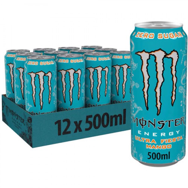 12 x Monster Energy Ultra Fiesta 500Ml