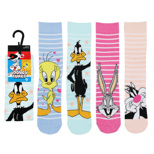 SO84 TEEN/ADULT LOONEY TUNES 4PK SIZE 4-6 UK