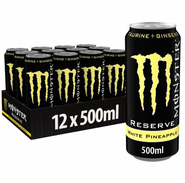 12 x Monster Reserve White Pineapple 500Ml