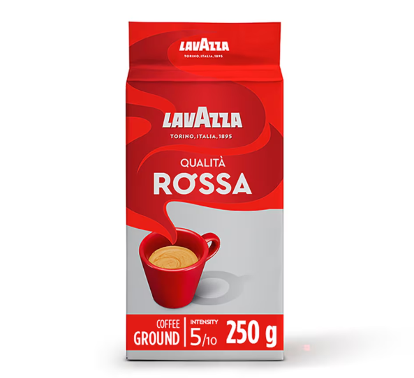 12 x Lavazza Qualitŕ Rossa Ground Coffee 250G