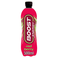 12 x Boost Energy Red Berry 500Ml