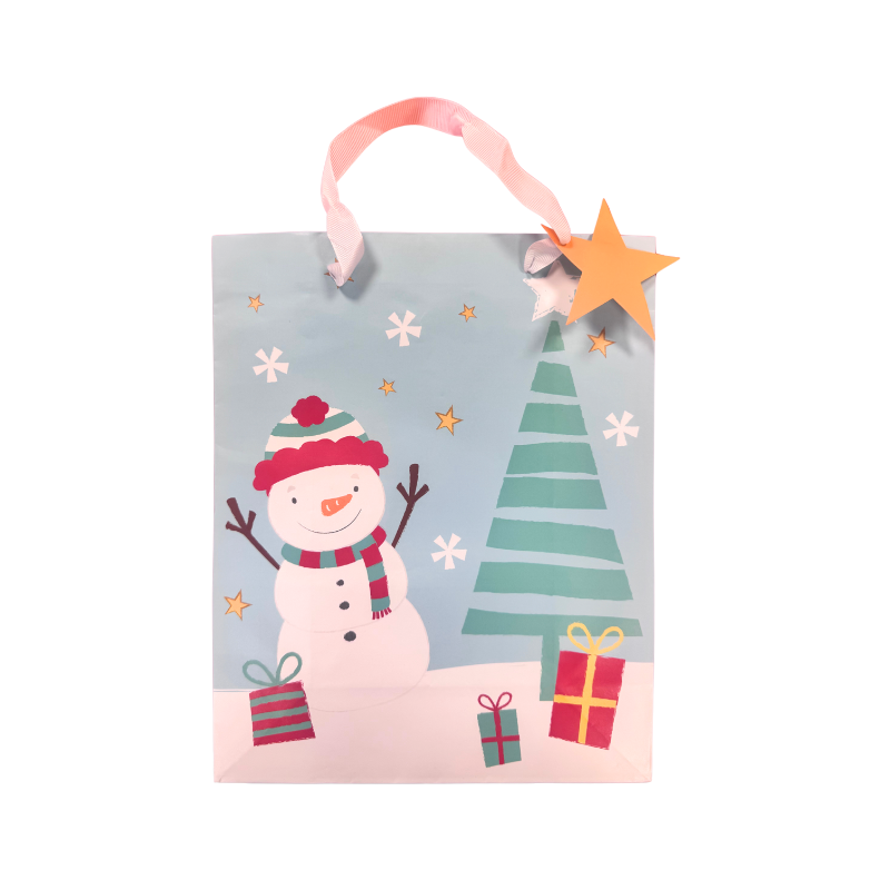 Christmas Snowman Gift Bag