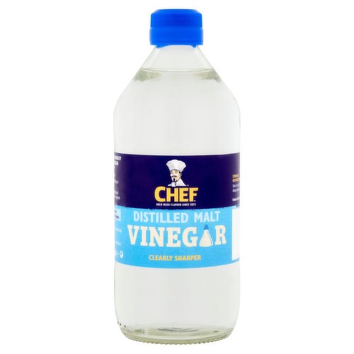 12 x Chef Distilled Malt Vinegar 284Ml