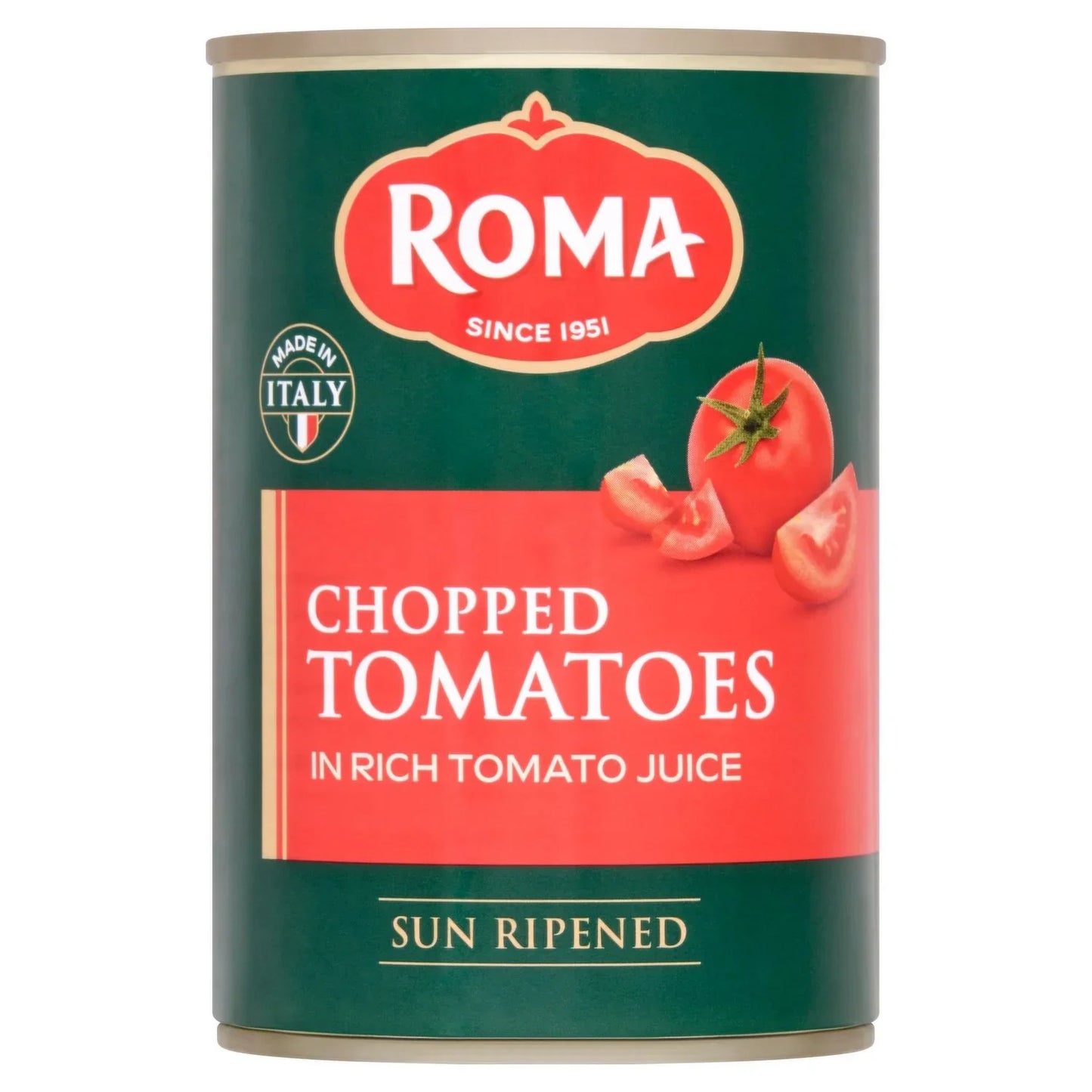 12 x Roma Chopped Tomato - 400G