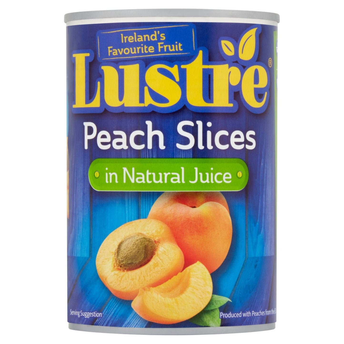 12 x Lustre Peach Slices In Natural Juice 410G