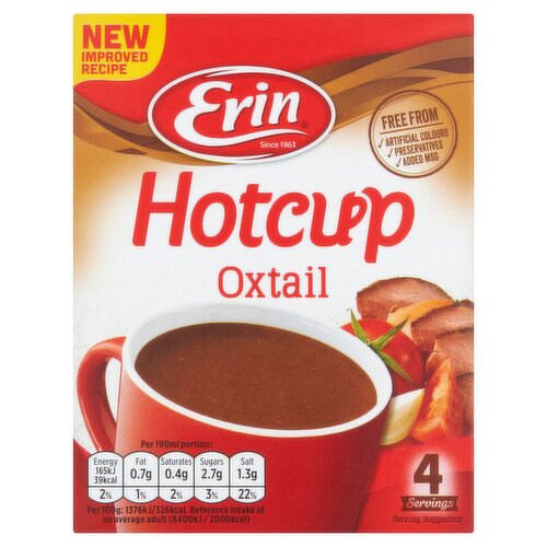 12 x Erin Hotcup Original Oxtail 48G