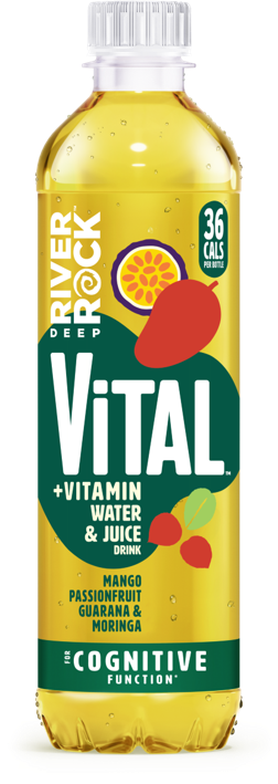 15 x Deep Riverrock Vital + Vitamin Water & Juice Drink 450Ml