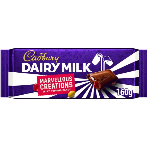19 x Cadbury Marvelous Creations Popping Candy Large Bar - 160GM