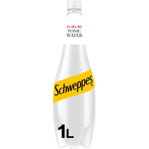 12 x Schweppes Slimline Tonic Water 1L