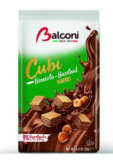 Balconi Cubi Wafer Bag Hazelnut - 250GM